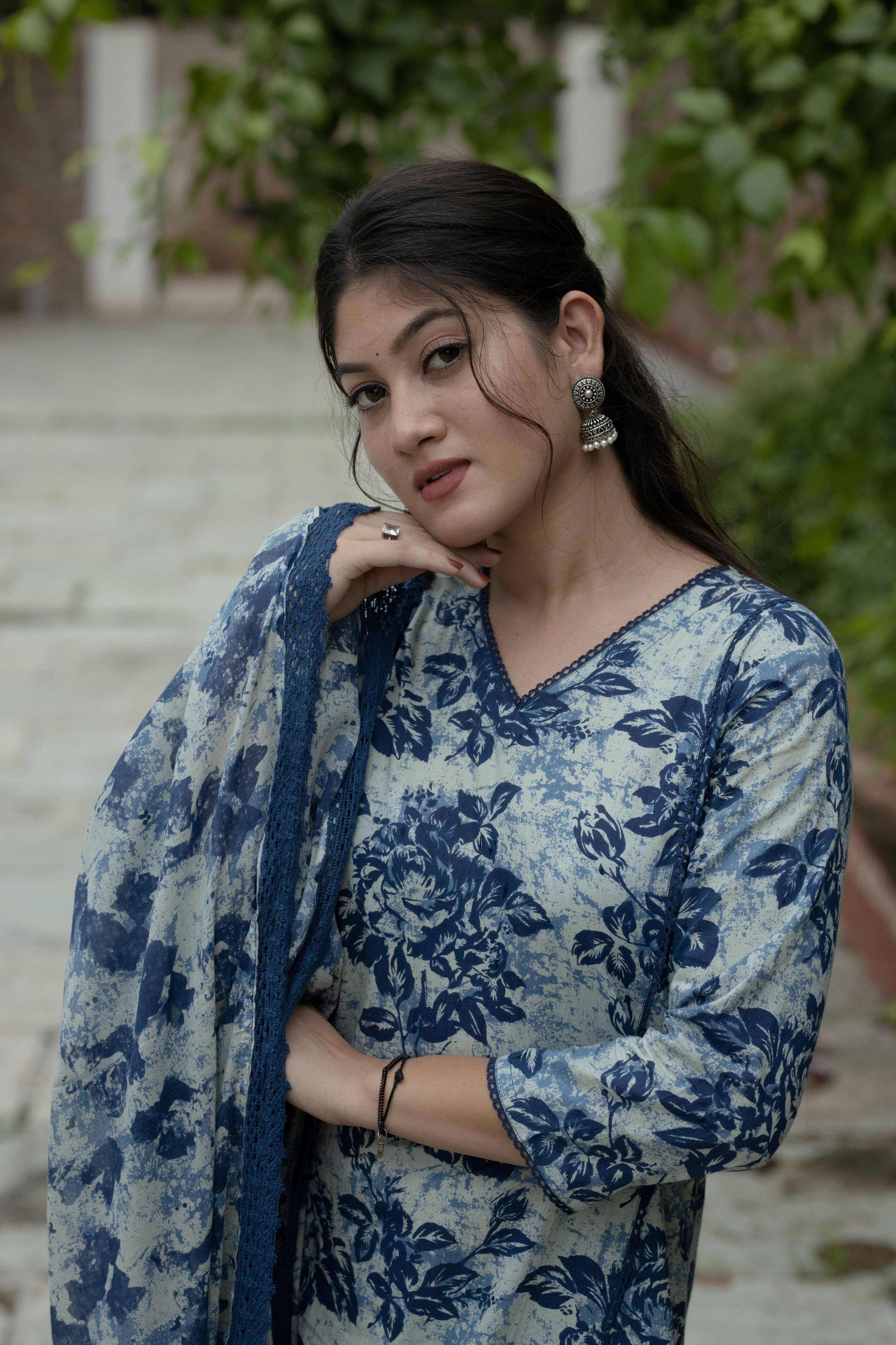 Indraani Cotton Suit Set