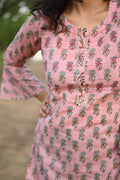 Kaya bell sleeves cotton kurti
