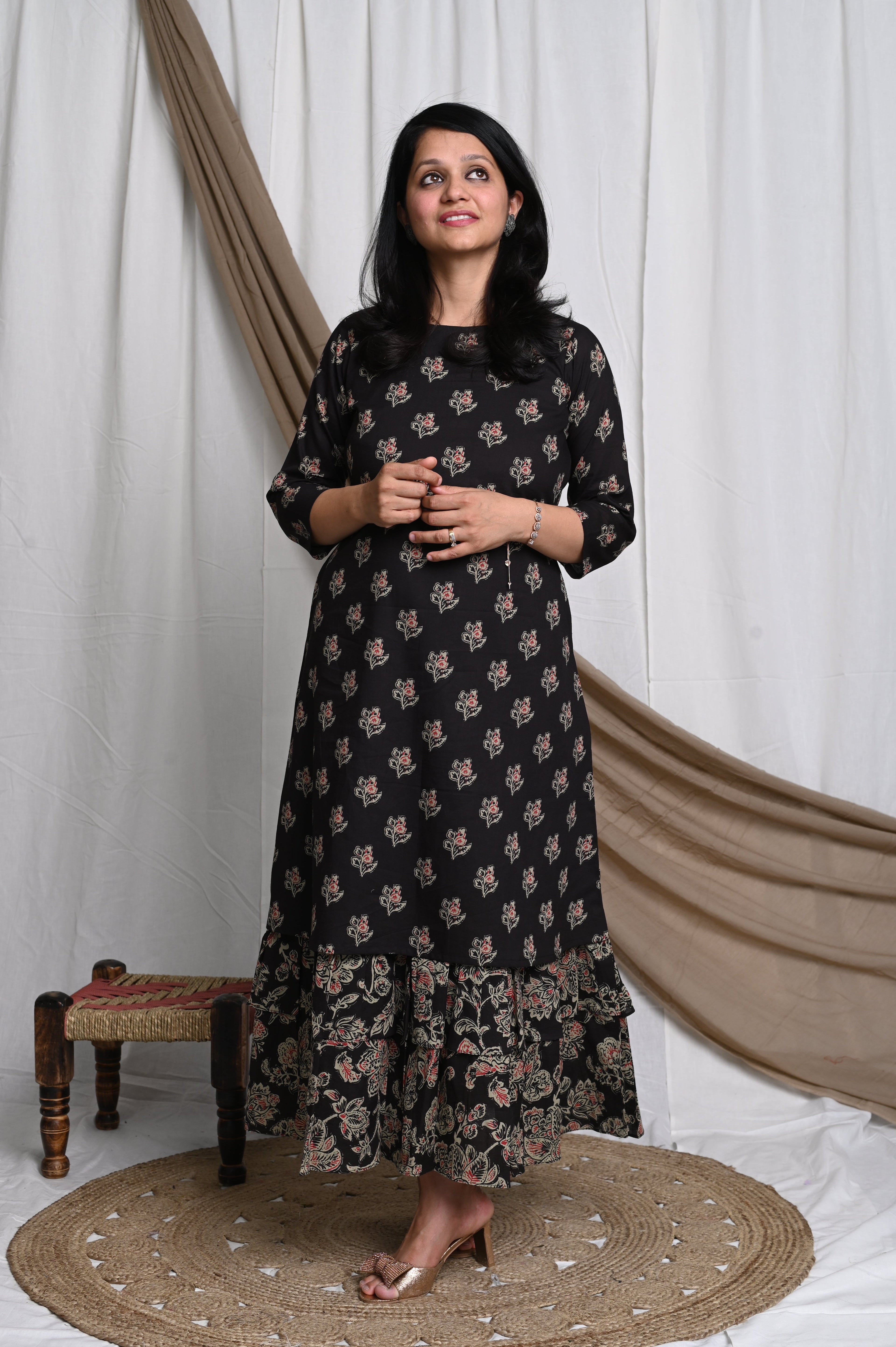 Kashish cotton midi dress