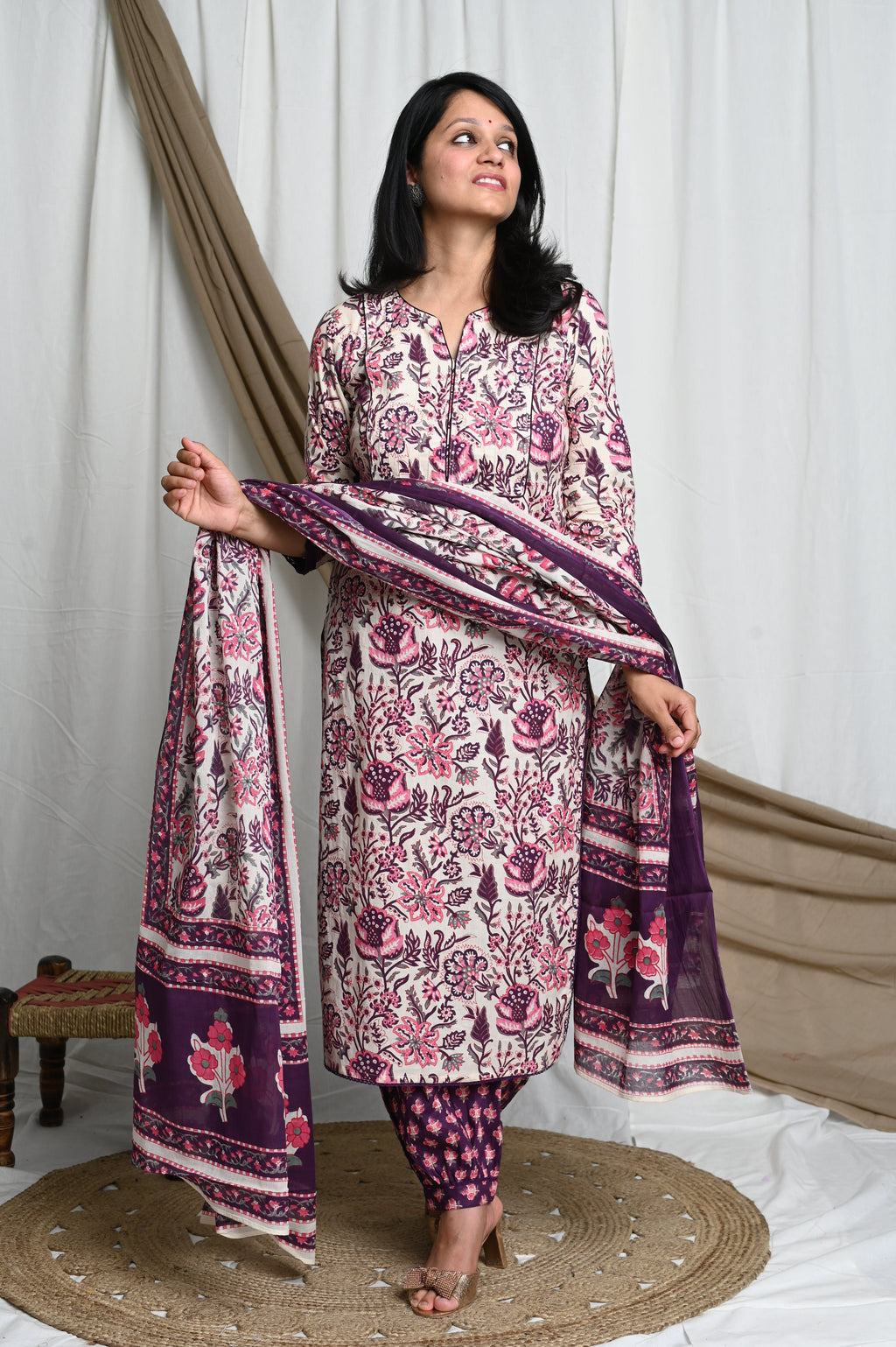 Lily Afghani Cotton Suit Set