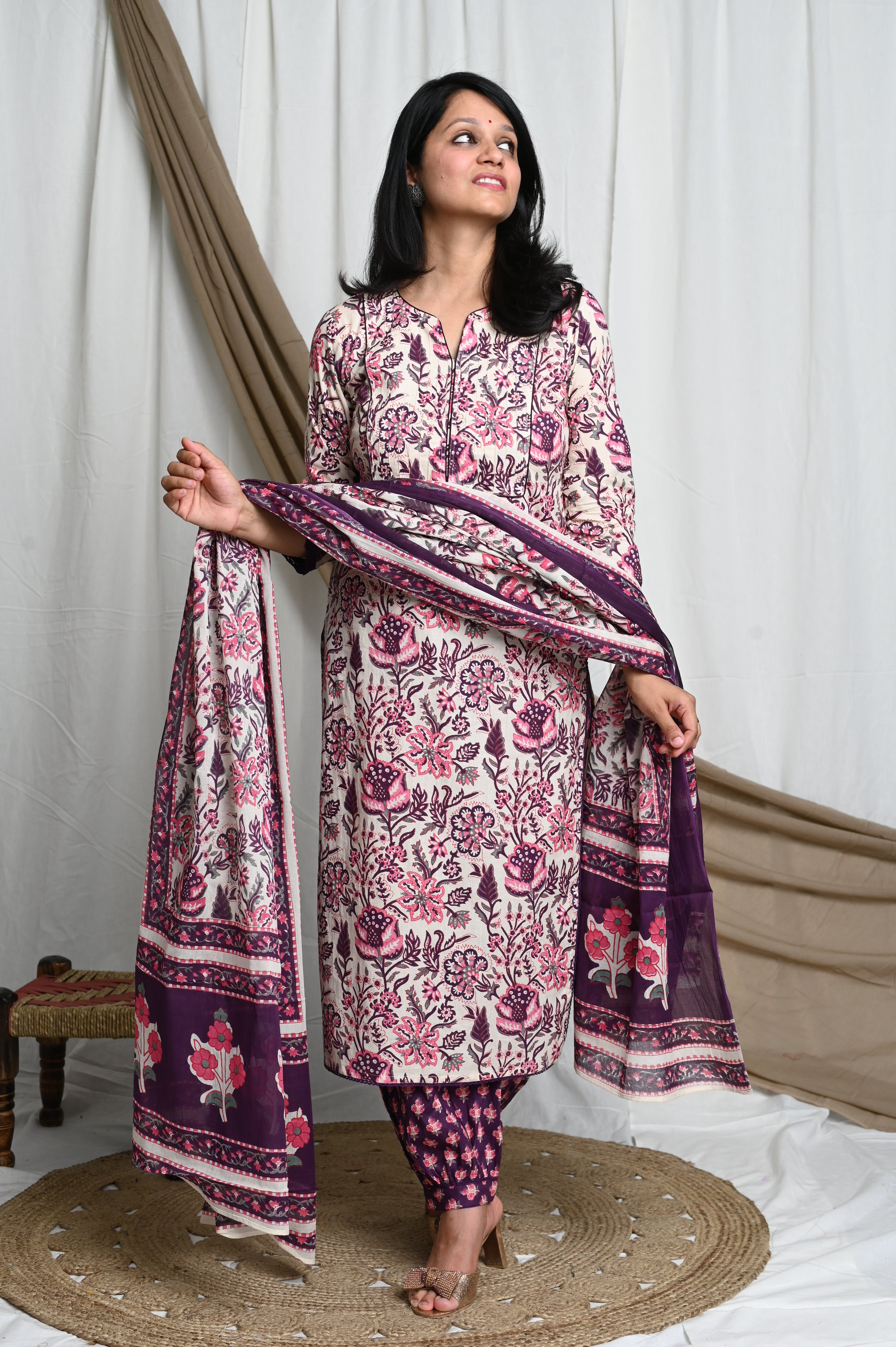 Lily Afghani Cotton Suit Set