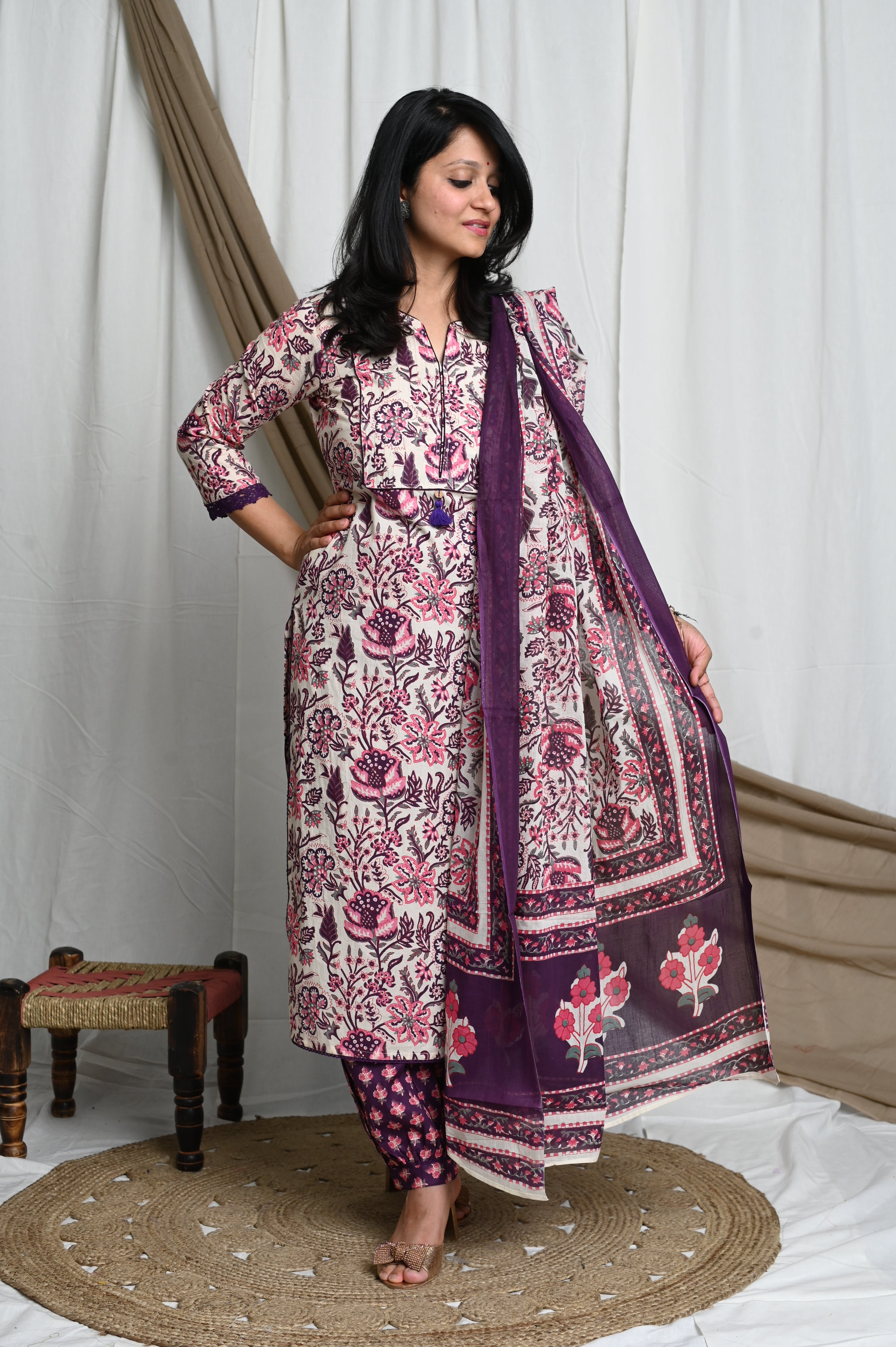Lily Afghani Cotton Suit Set