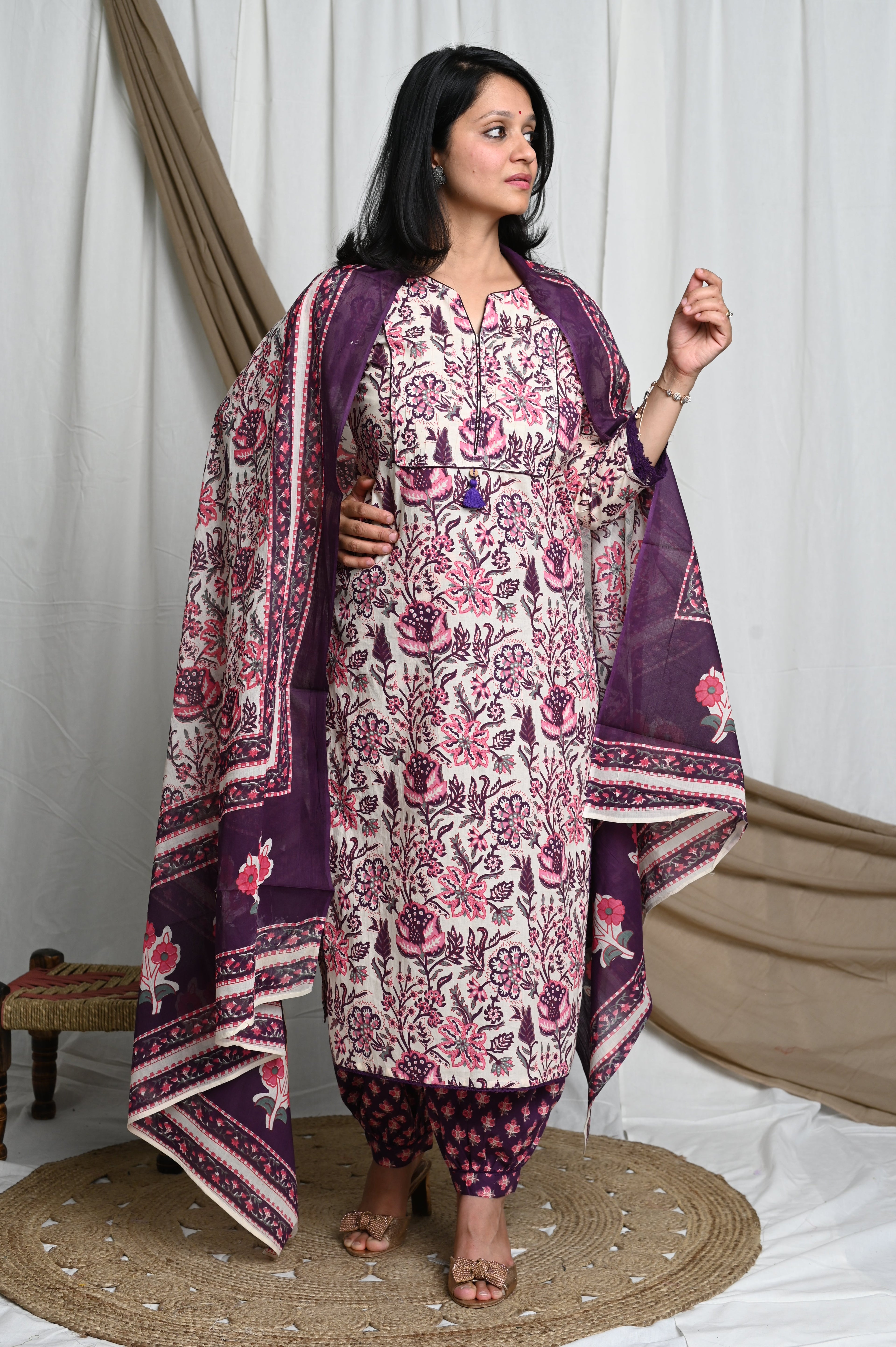 Lily Afghani Cotton Suit Set