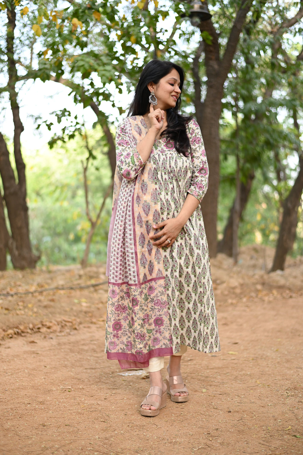 Noor Alia Cotton Suit Set