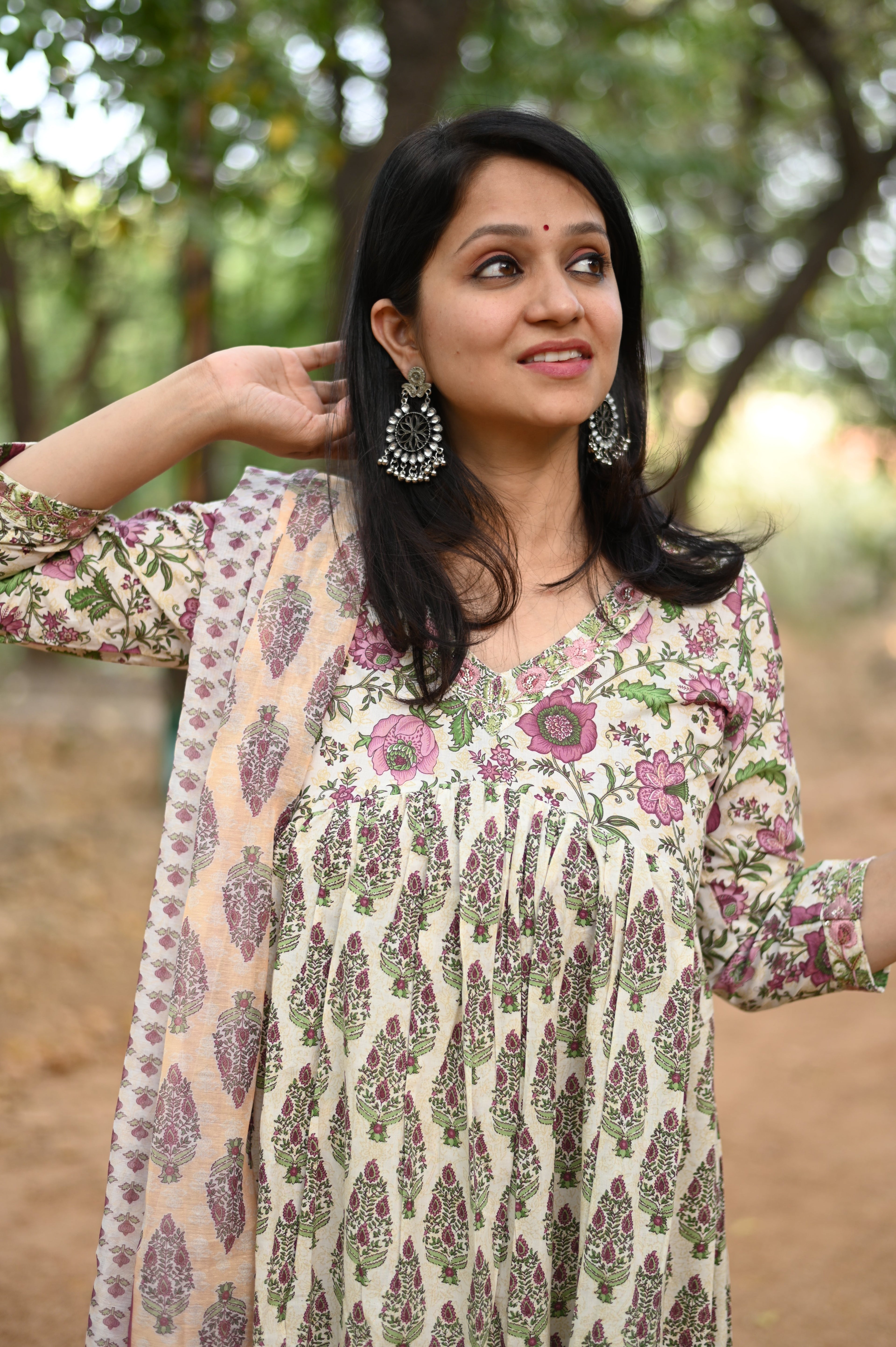 Noor Alia Cotton Suit Set