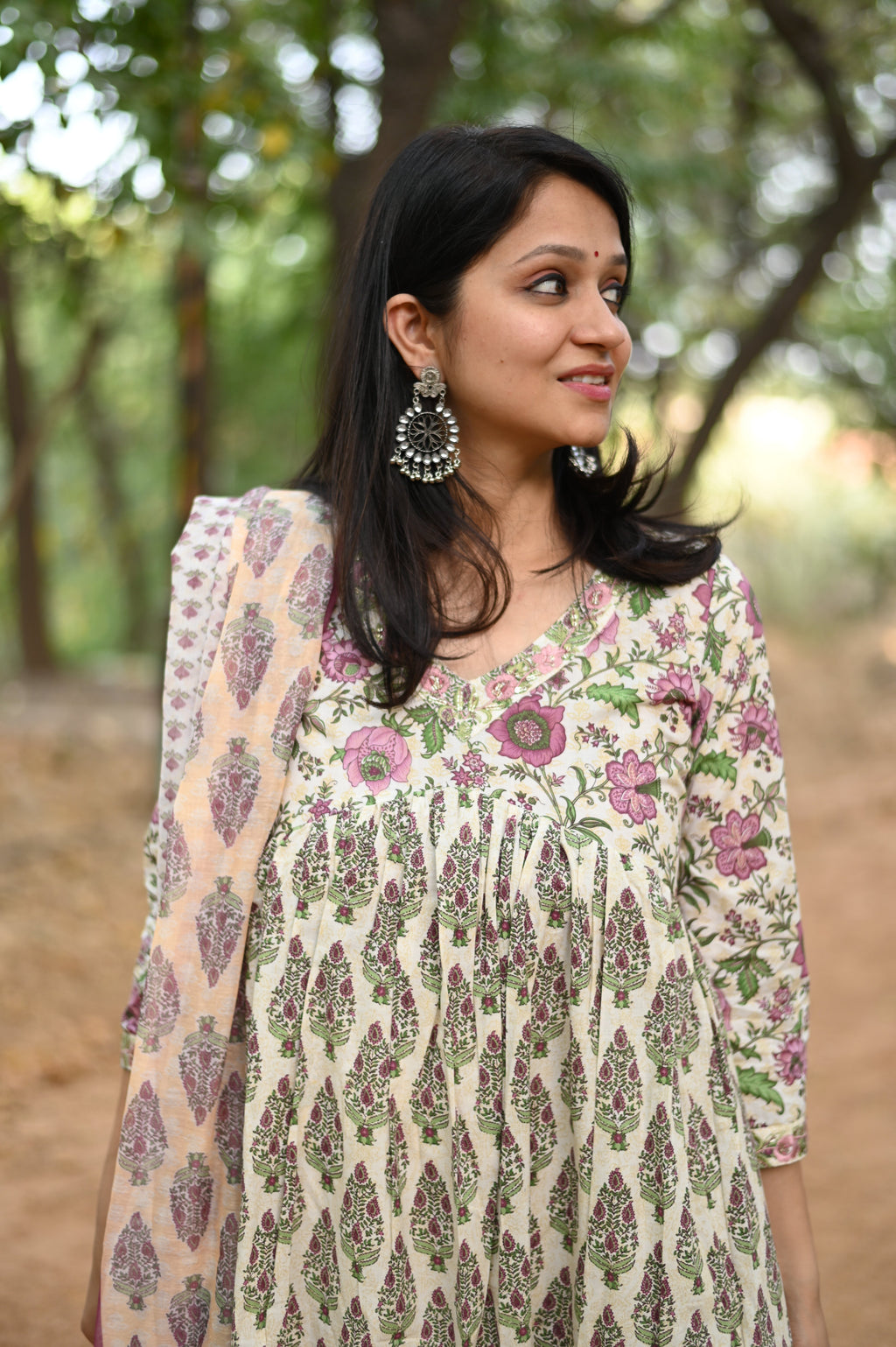 Noor Alia Cotton Suit Set