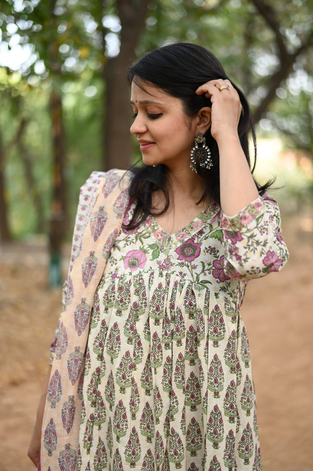 Noor Alia Cotton Suit Set