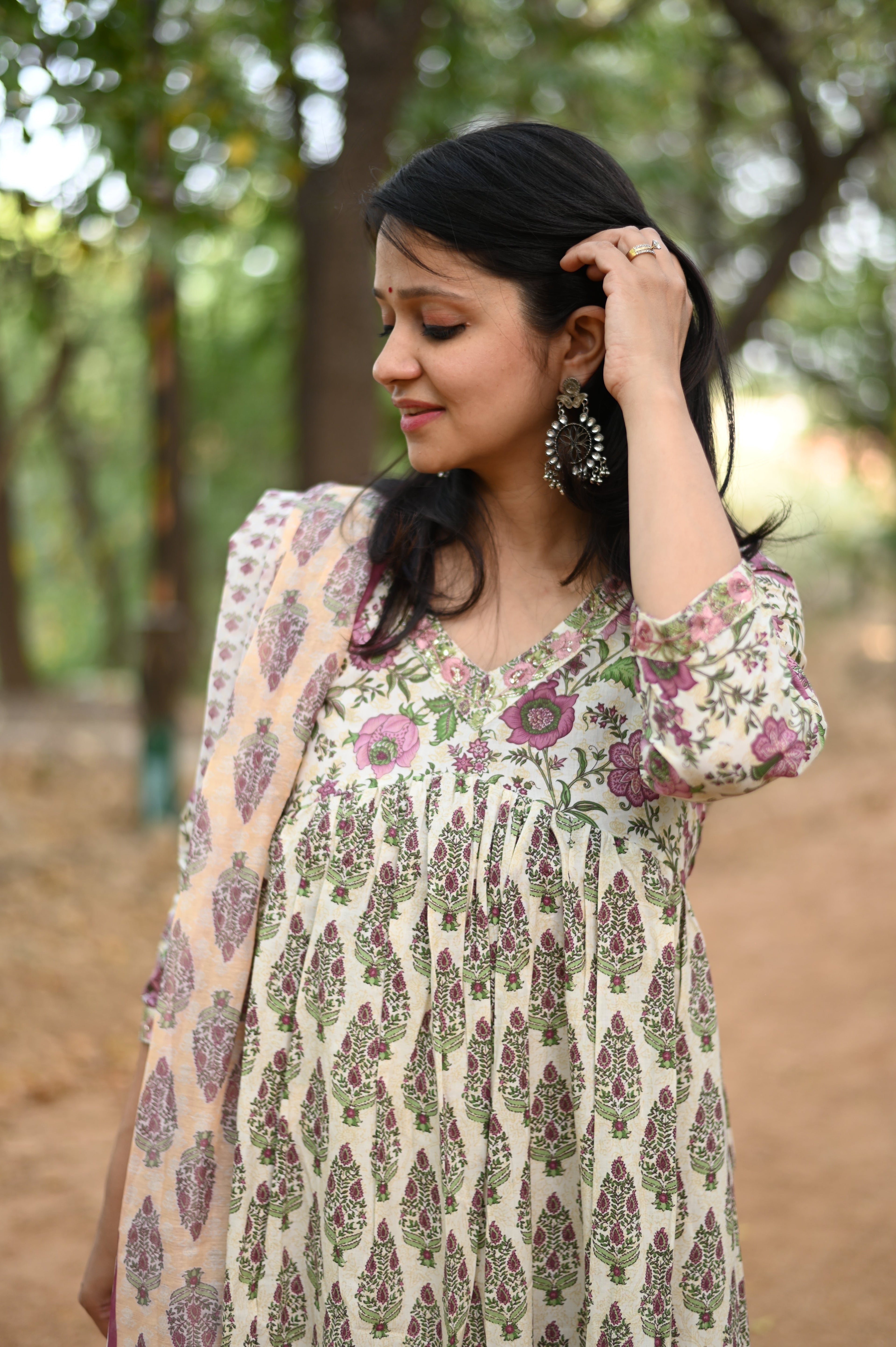 Noor Alia Cotton Suit Set