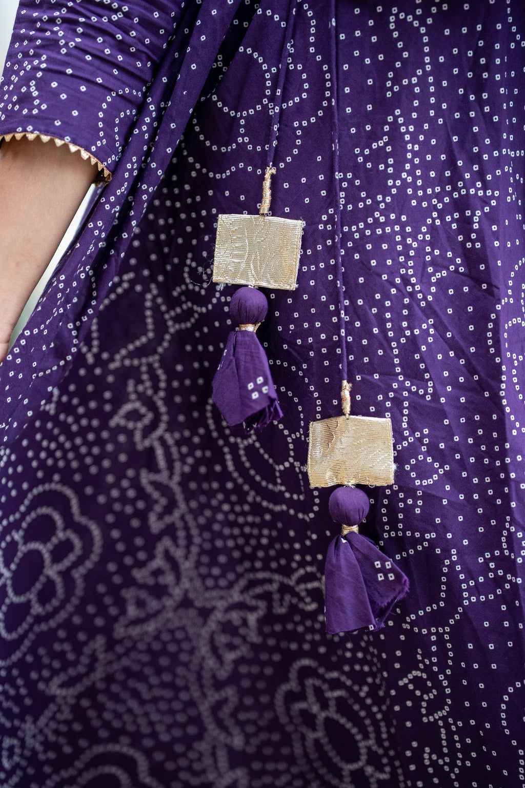 Gulbandh Bandhani Anarkali Suit Set