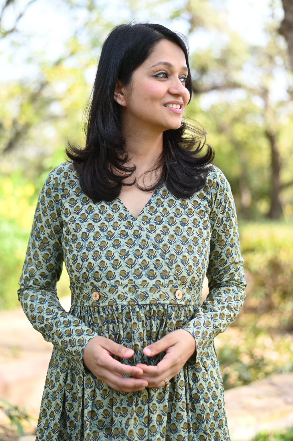 Geetika Cotton Midi Dress