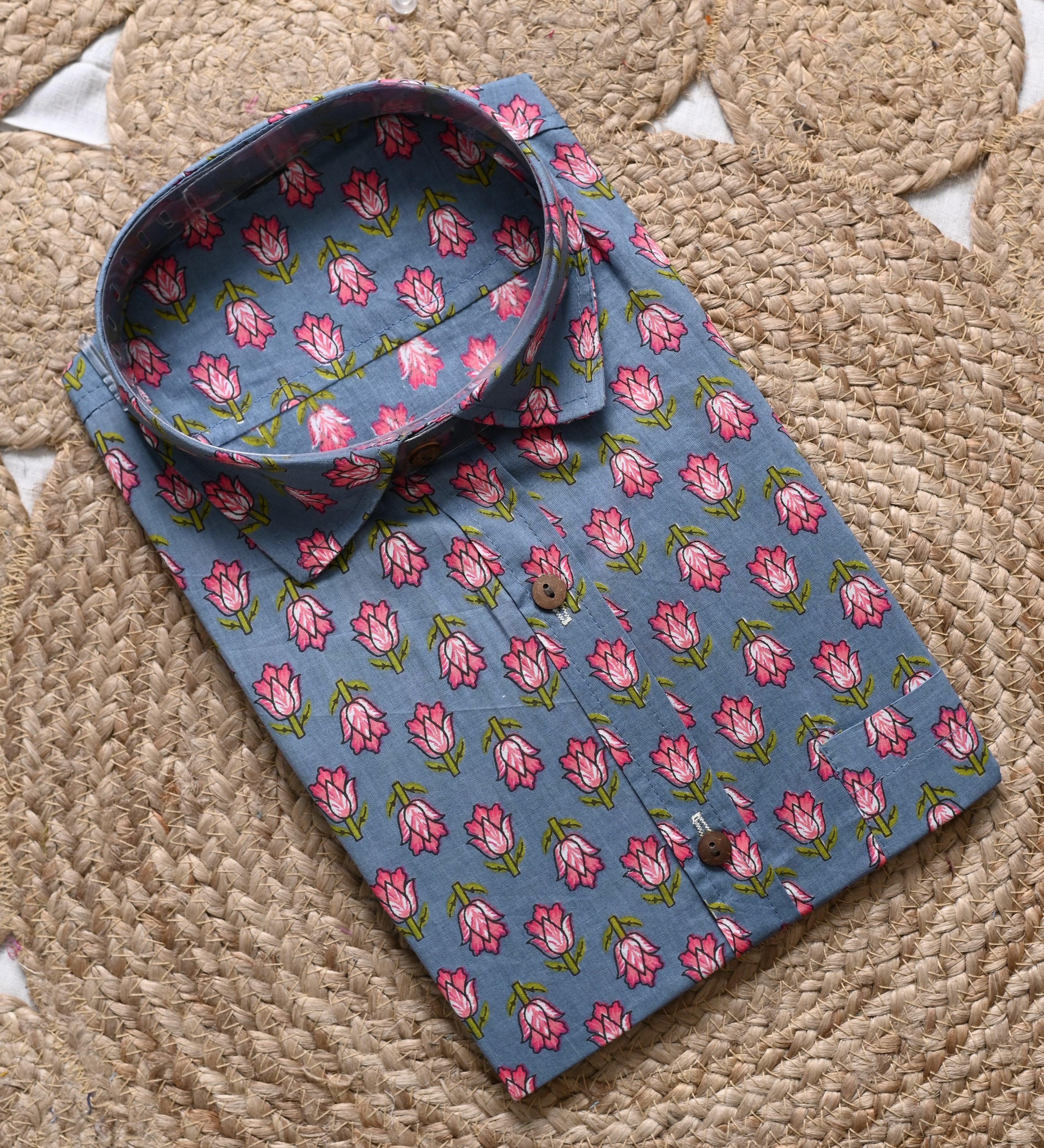 Buti Print Cotton Shirt