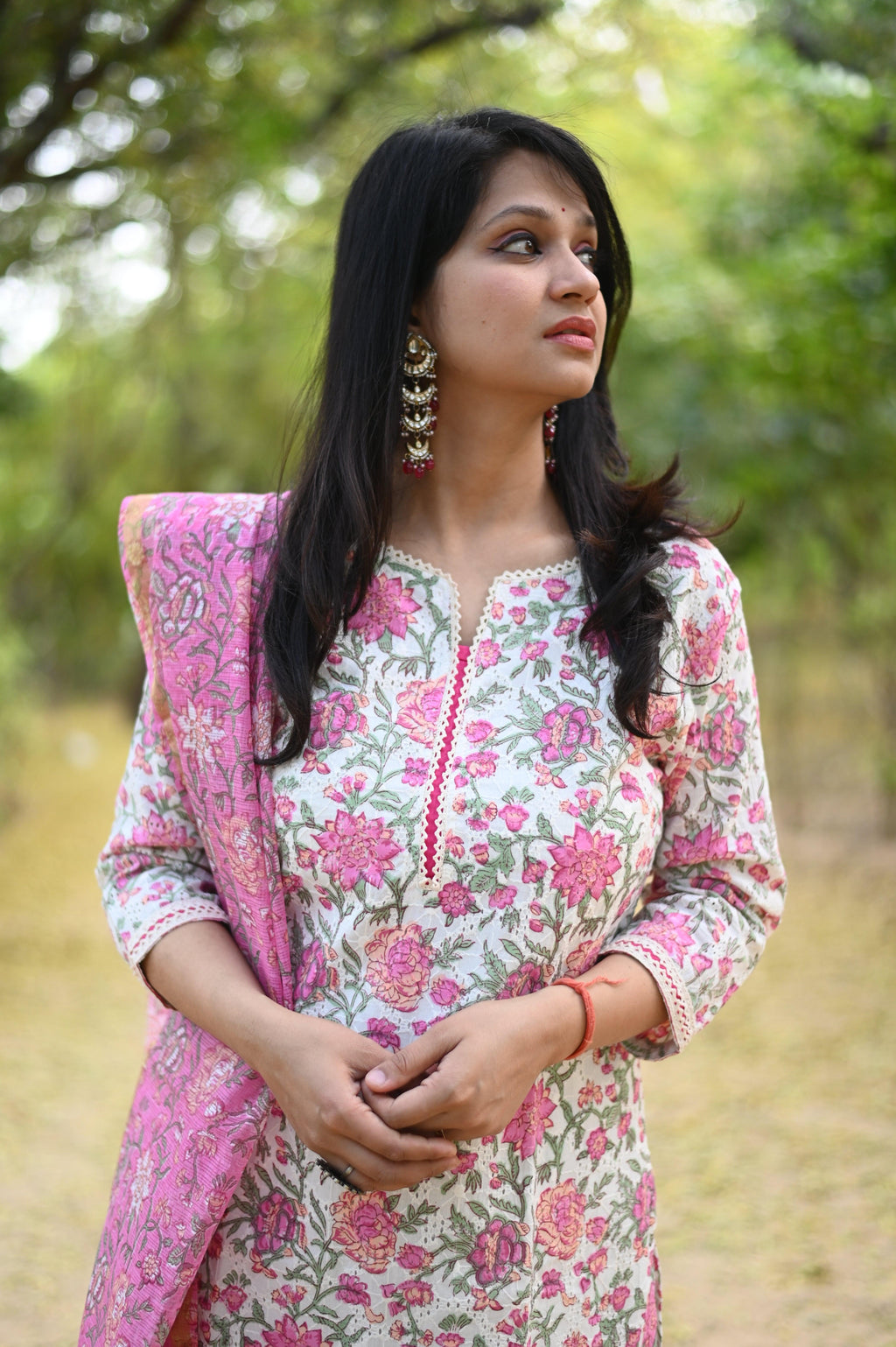 Gulabo Schiffli Cotton Suit Set