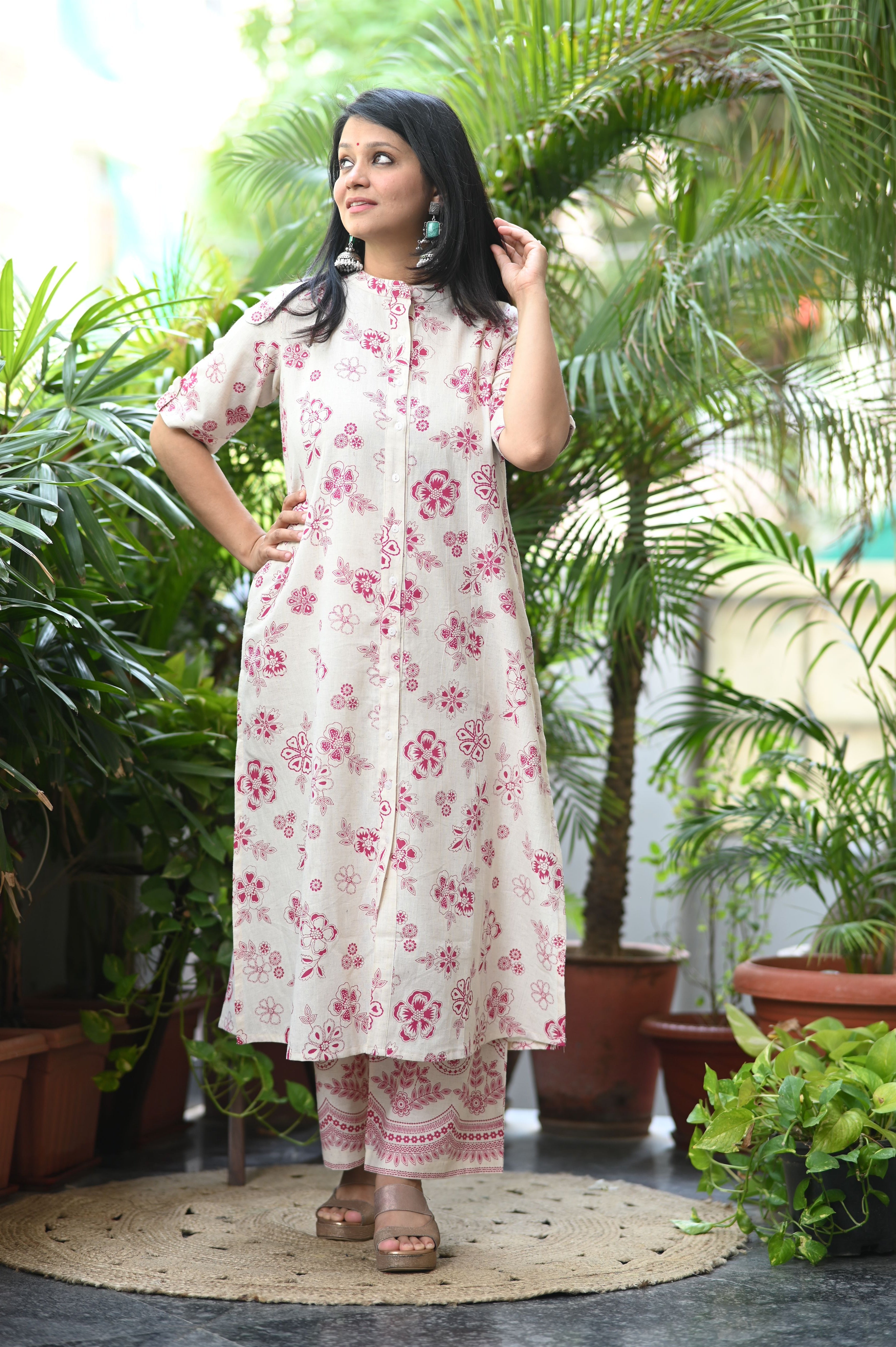 Kyra A-Line Cotton Co-ord Set