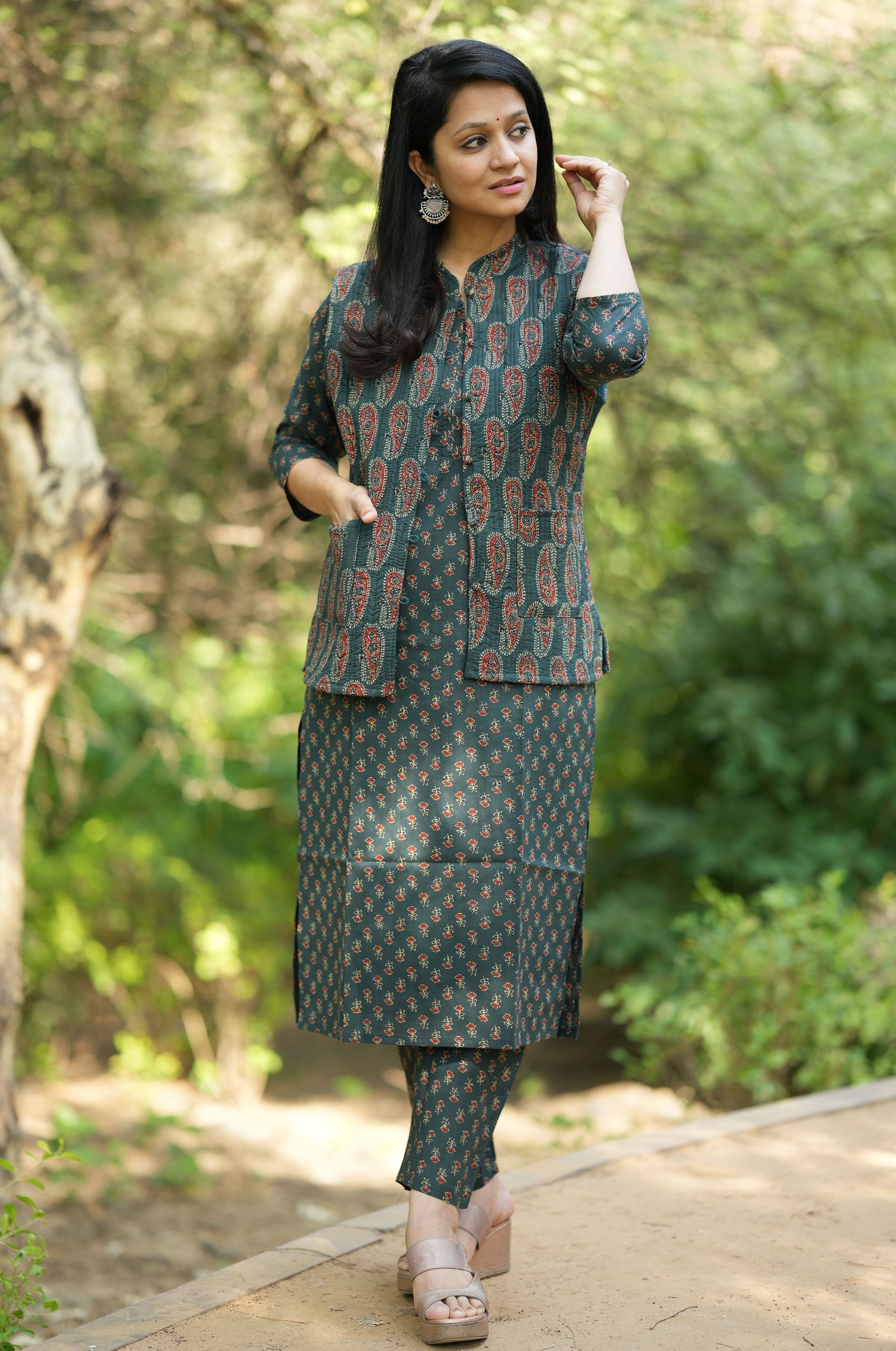 Rati Kurta Pant with Jacket Set
