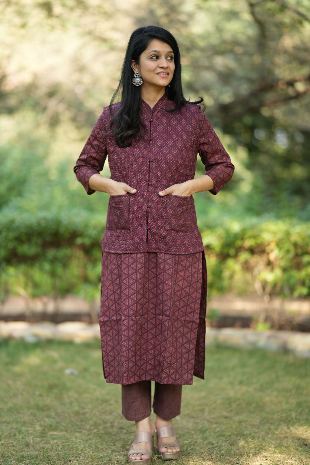 Manjhi Kurta Pant with Jacket Set