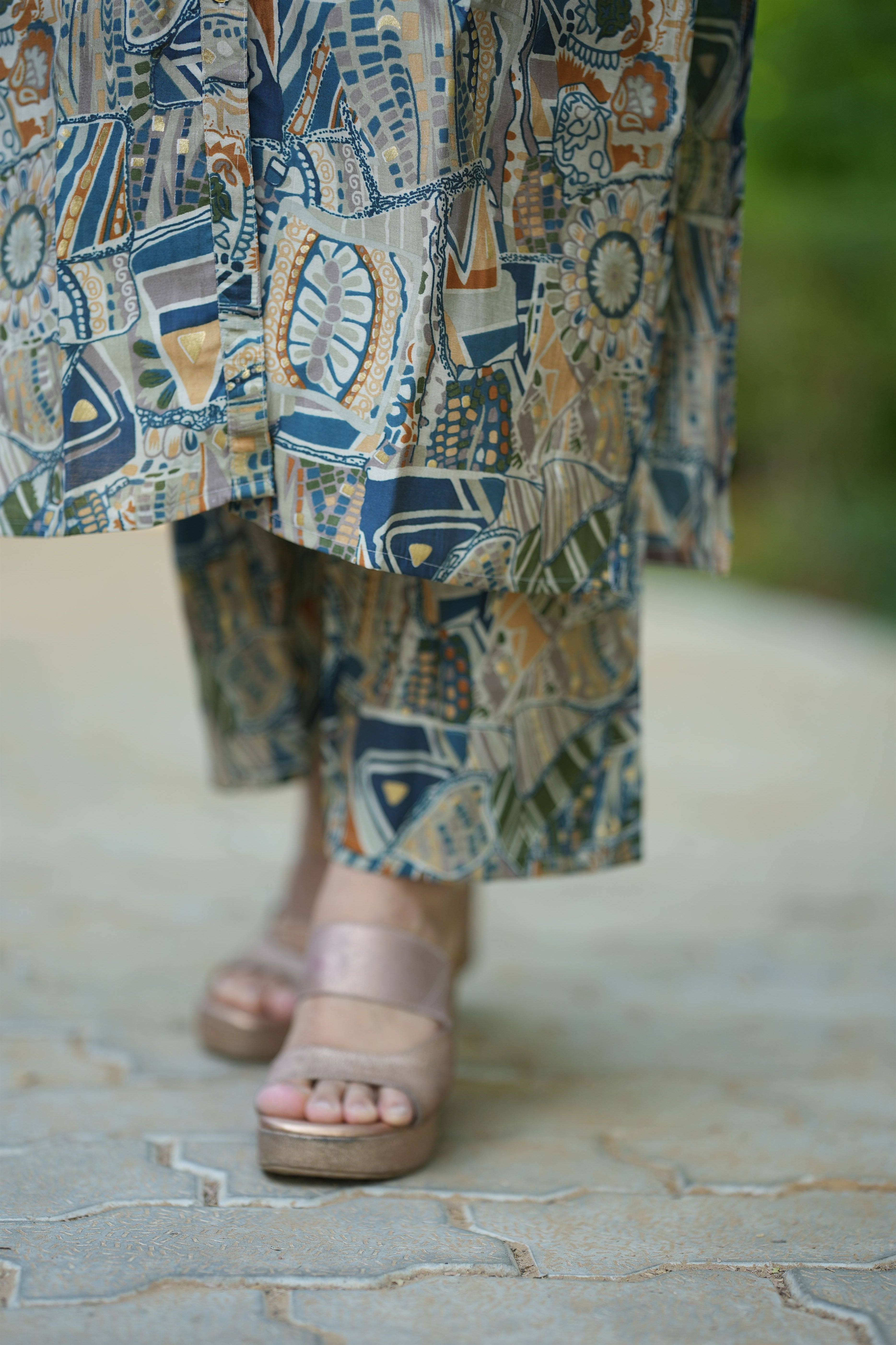 Lily Muslin Silk Kurta Pant Set