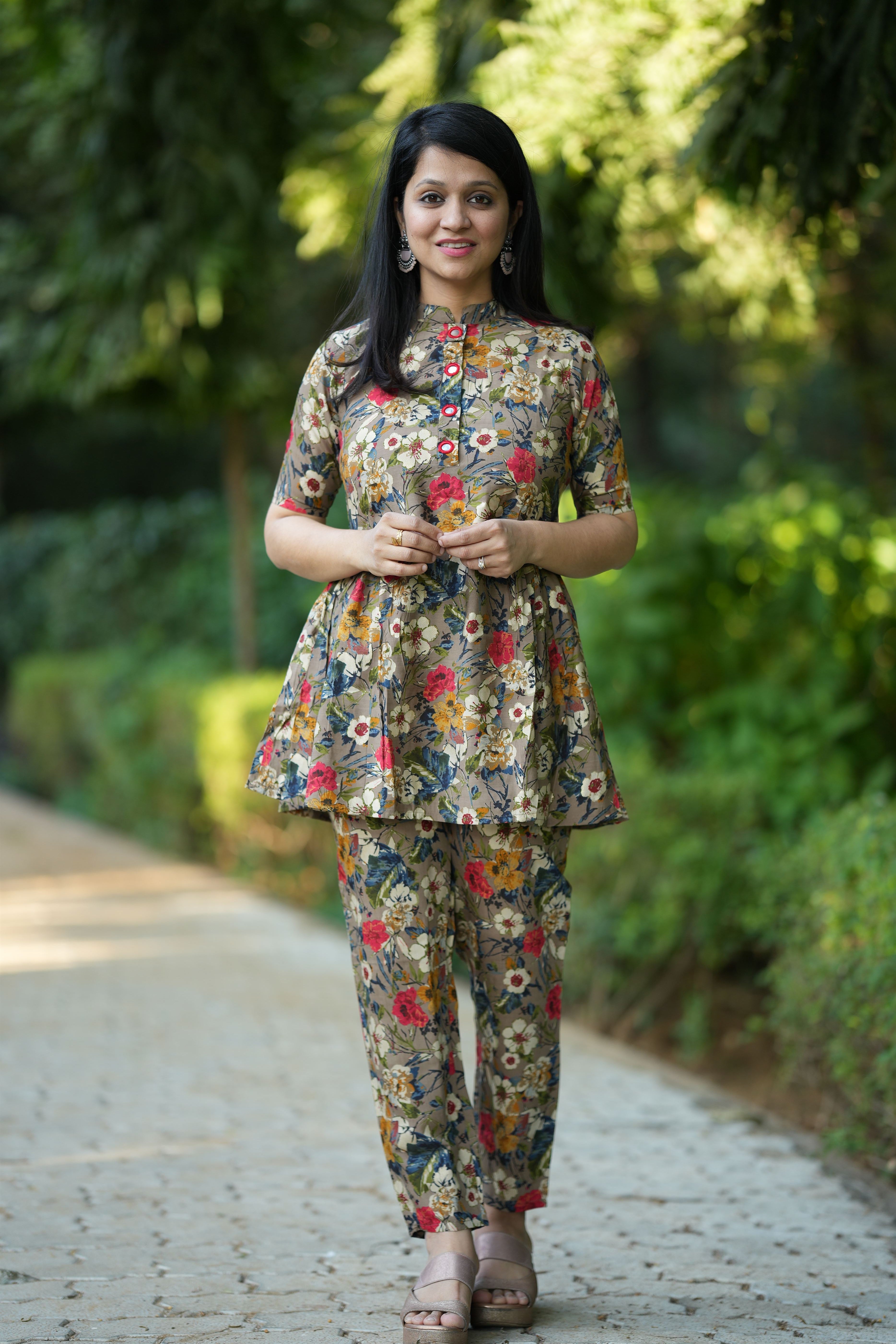 Sigma Muslin Silk Co-ord Set