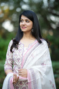 Kimaya Purple Cotton Suit Set