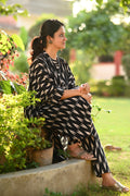 Black Ikkat Cotton Set